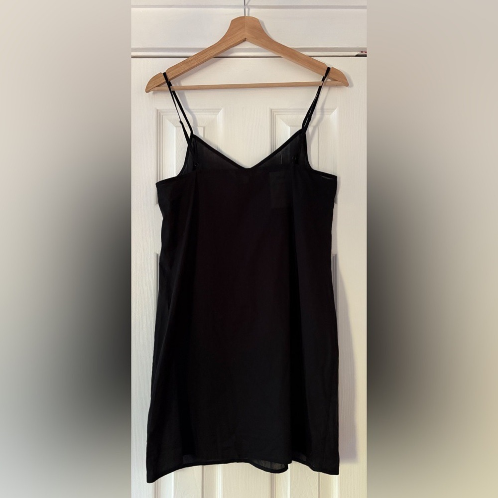 Veronica Beard Black Cotton Slip for Mini Dress Size 6 NWT